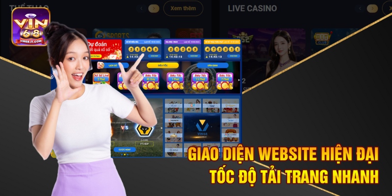 Trang Chủ 10 Giao diện website hiện đại, tốc độ tải trang nhanh