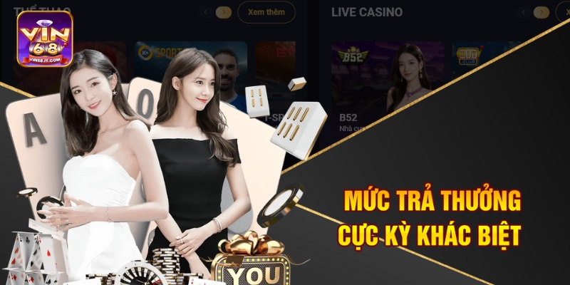 Mức trả thưởng cực kỳ khác biệt