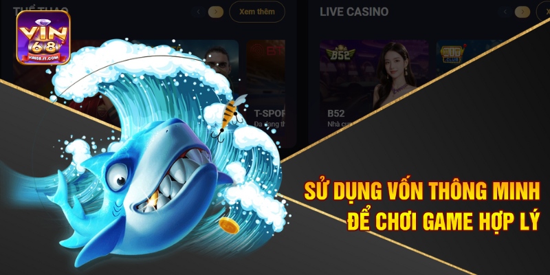 Bắn Cá Siêu Thị Đổi Thưởng Vin68 – Săn Cá Đổi Quà Cực Đã 4 Sử dụng vốn thông minh để chơi game hợp lý